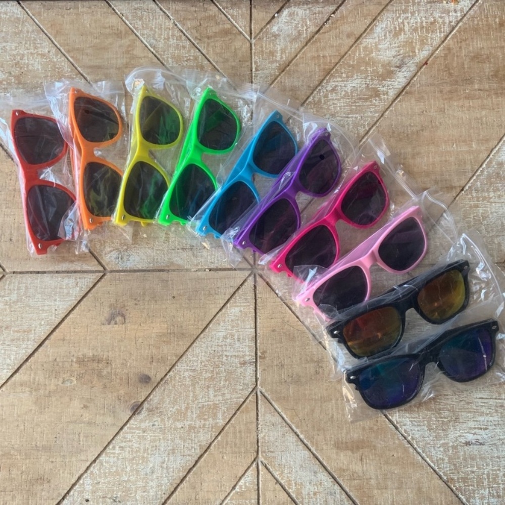 1pcs Sunglasses Dopamine Colorful Lime Acid Green